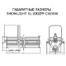 Театральный прожектор SHOWLIGHT SL-200ZPF-CW,WW ZOOM